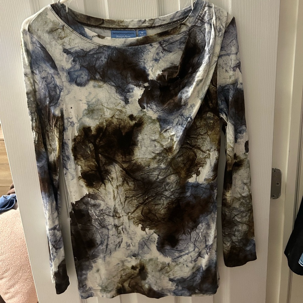 Tie-Dye Long Sleeve Top